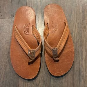 Rainbow Flipflops size 12